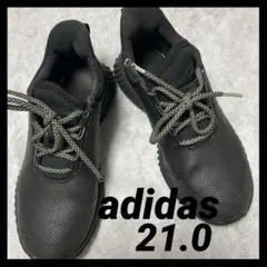 adidas｜アディダス｜ブラック×ゴールド｜雨にも強いスニーカー｜21.0｜黒