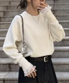 RANAN スウェットライクニット L 新品タグ付き♡