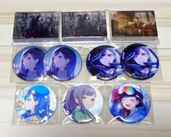 プロセカ 白石杏 グリッター缶バッジ ノーブルアート