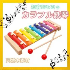 カラフル木琴 鉄琴 おもちゃ 楽器 モンテッソーリ 教育 知育玩具 ギフト