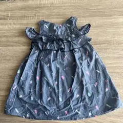 【メゾピアノ】肩出しワンピース 110cm