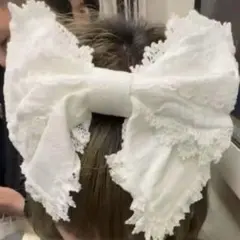 ロリータ リボン カチューシャ フリル ヘッドドレス 地雷系 量産型 コスプレ