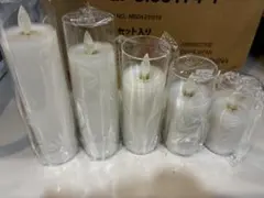 LEDキャンドルライトLoane(ロアン) スマートタイプ 5点セットリモコン付