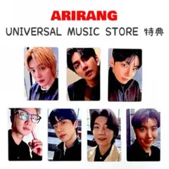 BTS ARIRANG ユニバ 特典 トレカ コンプ アリラン 匿名配送