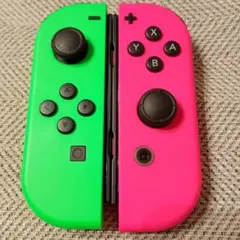 【超美品純正完動品】Nintendo Switch ジョイコン グリーンピンク①