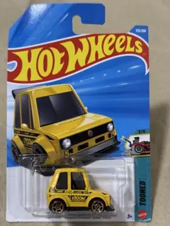 【在庫ラスト】ホットウィール　TOONED フォルクスワーゲン　GOLF MK1