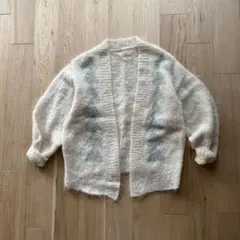 vintage ヨーロッパ古着 ヴィンテージ モヘアニットカーディガン セーター