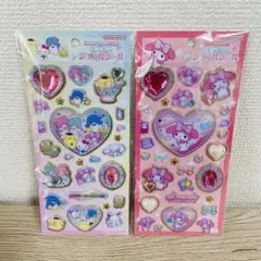 [正規品]サンリオ キラキラ ジュエルシール 2点おまとめ マイメロ 集合