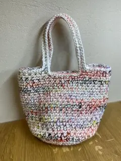 かぎ針編み物トートバッグ