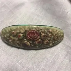 薔薇のバレッタ