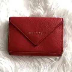 BALENCIAGA バレンシアガ ペーパーミニウォレット 三つ折り財布