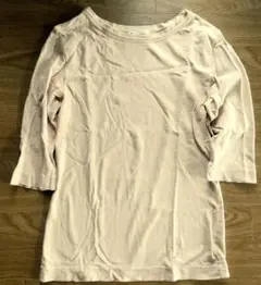 R by 45R ピンク 七分袖 Tシャツ