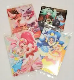 プリキュアカードウエハース12 プリキュアアラモード SR他 4枚 セット