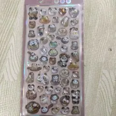 お値下げ　ボンボンドロップシール　Delicious パンダ