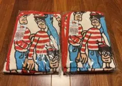 WHERE‘S WALLY？　ブランケット2枚セット