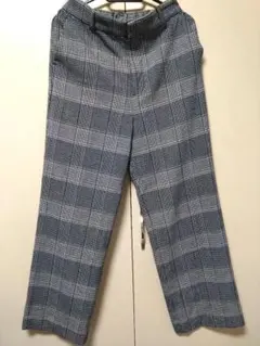 パンツ　レディース　М　チェック