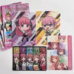 【五等分の花嫁】ミニアートシートコレクション 二乃 一花 五つ子集合 4枚セット