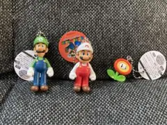 【新品未使用品】　　スーパーマリオ　マスコットフィギュア3個セット