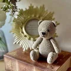 くま　あみぐるみ　ハンドメイド