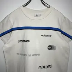 adidas　アディダス　Tシャツ　サイズM　デカロゴ　トレフォイルロゴ　古着