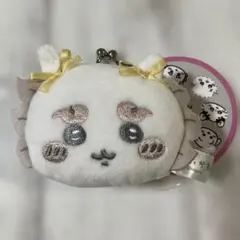ちいかわ　シーサー　ミニがま口ポーチ　リボン