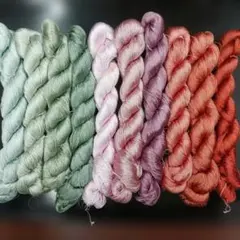 織物、組紐、刺繍手芸用絹糸419