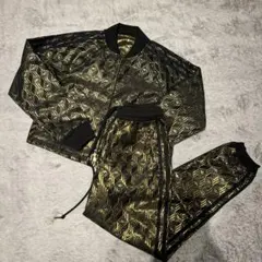 本日削除 新品 adidas originals 黒×金 セットアップ s.xs