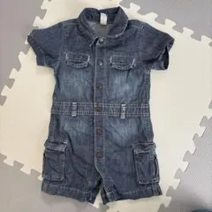 baby GAP デニムロンパース 80