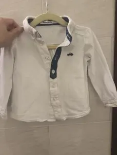 familiar 長袖シャツ 90サイズ 白