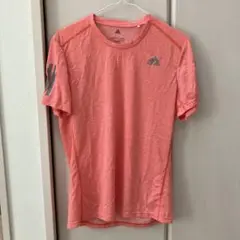 adidas ランニング Tシャツ Mサイズ オレンジ　メンズ