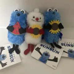 パペットスンスン　ぬいぐるみマスコット　Summer ver 3種セット
