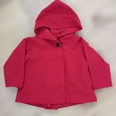 nous フード付きジャケット レッド