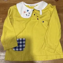 BABY CHEERS イエロー 長袖カットソー　100