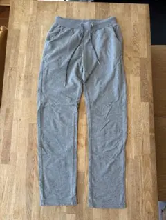 【古着】スウェットパンツ レディース　グレー Lサイズ細身