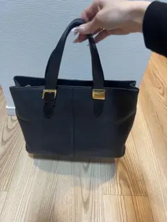 【極美品】BURBERRYS　バーバリー　レザートートバッグ　黒　ブラック