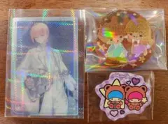 リトルツインスターズのまとめ売り カード シール 缶バッジ