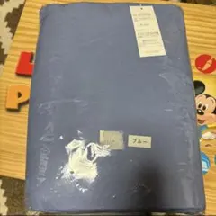 침대 시트 블루 160 x 200 x 25 일본산 100% 면 신품 미사용