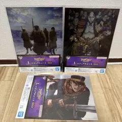 ゴールデンカムイ 一番くじ イラストボード ビジュアルシート 5点