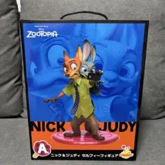 ズートピア 一番くじ A賞 ニック＆ジュディ セルフィーフィギュア
