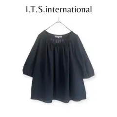 【I.T.S.international】トップス７部丈 size M 1035
