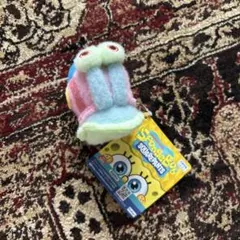 スポンジボブ　ゲーリー　ぬいぐるみマスコット