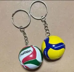 バレーボールキーホルダー　2種2個セット