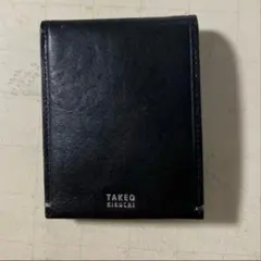 タケオキクチ 二つ折り財布　ブラック　箱無し