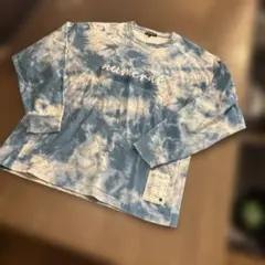 numerals タイダイ柄 長袖カットソー ブルー L
