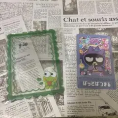 サンリオピューロランド ネオナツマツリ インスタントフォト風カード バッドばつ丸