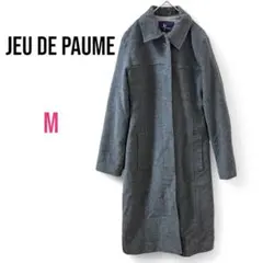 【ジュドポーム】ロングコート シンプル オシャレ オフィス グレー M 美品
