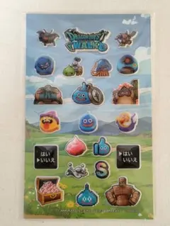 ドラゴンクエストウォーク ぷっくりシール DQウォーキング 非売品 未開封
