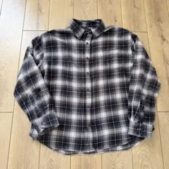 Croft & Barrow オンブレチェックシャツ シャドーチェックシャツ L