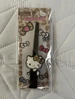 サンリオ ハローキティ ロングヘアクリップ ヒョウ柄