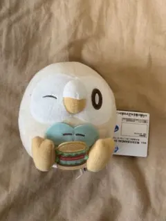 ポケピース　ぬいぐるみ　おいしいじかん モクロー　ポケモン